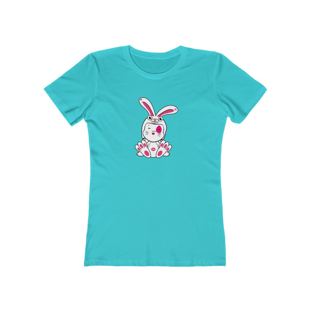 Mumbles In A Bunnysuit Women's The Boyfriend Tee