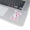 Mumbles In White/Pink Bunnysuit On Kiss-Cut Stickers