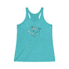 Diamond&#39;s Blowing Kisses Women&#39;s Tri-Blend Racerback Tank