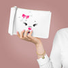 Pink Diamond Face On Clutch Bag