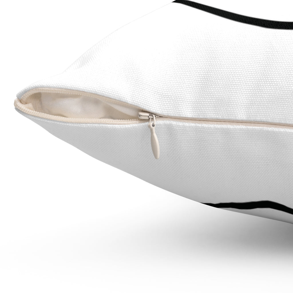 Rare Pink Mumbles Moment On Spun Polyester Square Pillow