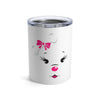 Diamond Face Rocking Pink On Tumbler 10oz