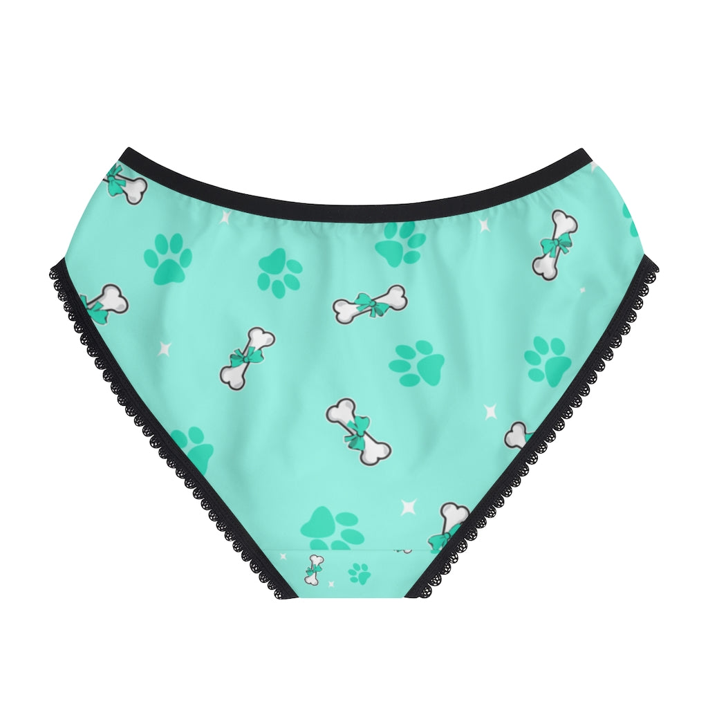 Diamond Bone Confetti Turquoise Women's Briefs