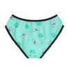 Diamond Bone Confetti Turquoise Women&#39;s Briefs