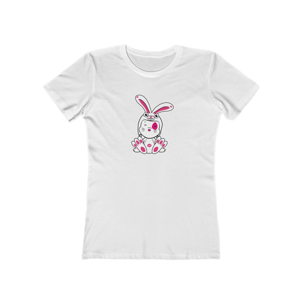 Mumbles In A Bunnysuit Women's The Boyfriend Tee