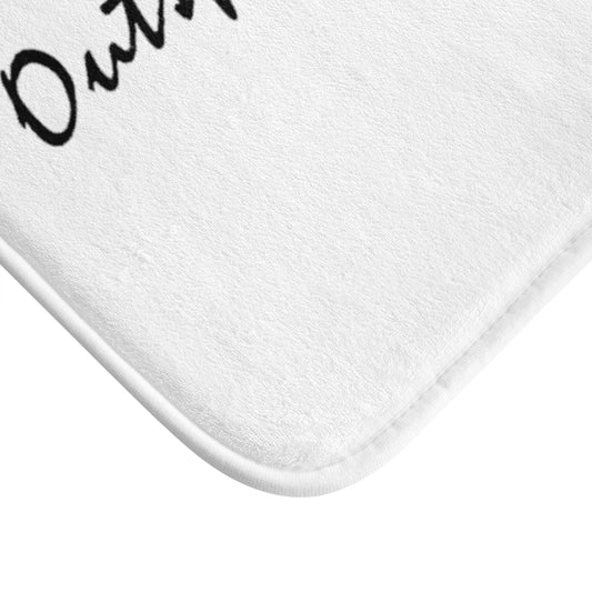 Outspoken African American Bath Mat