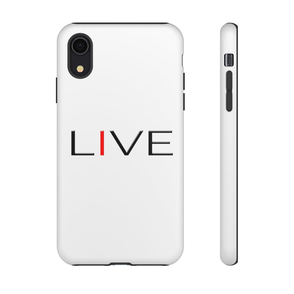 "I" LIVE On White Tough Cases