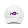 Speak Out Purple Lips Unisex Twill Hat