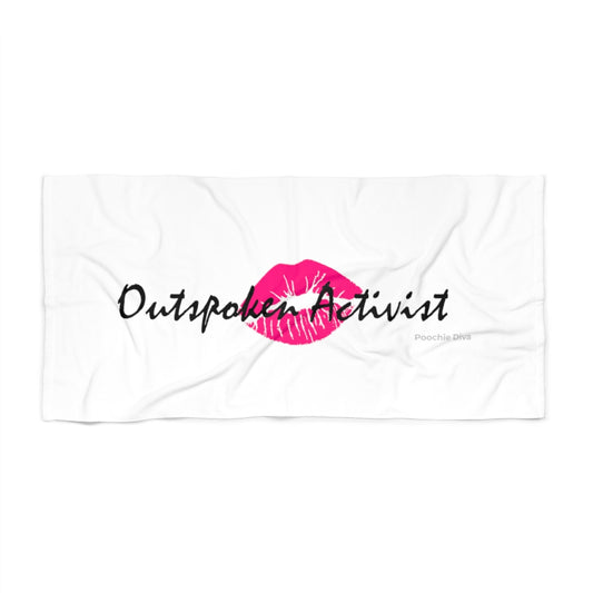 Outspoken Activist Beach Towel