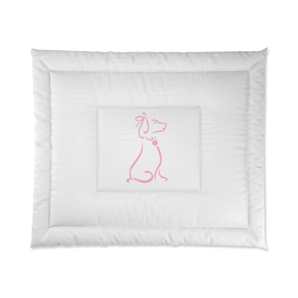 Pink Poochie Diva Icon On A Comforter