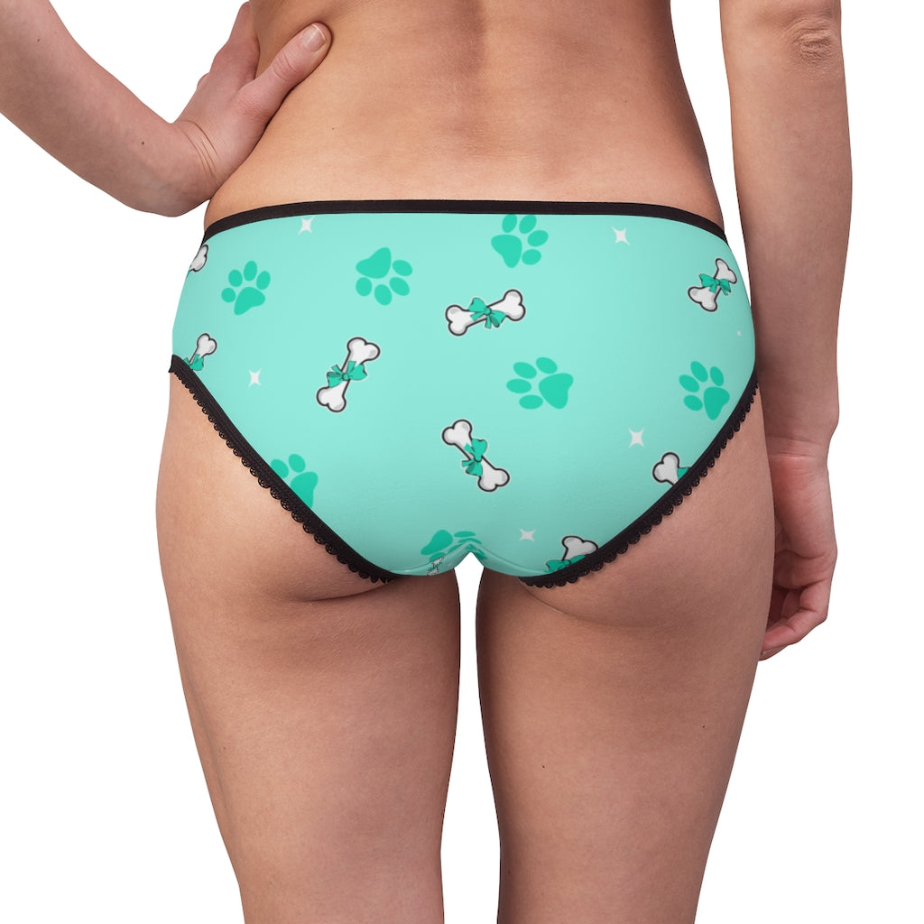Diamond Bone Confetti Turquoise Women's Briefs
