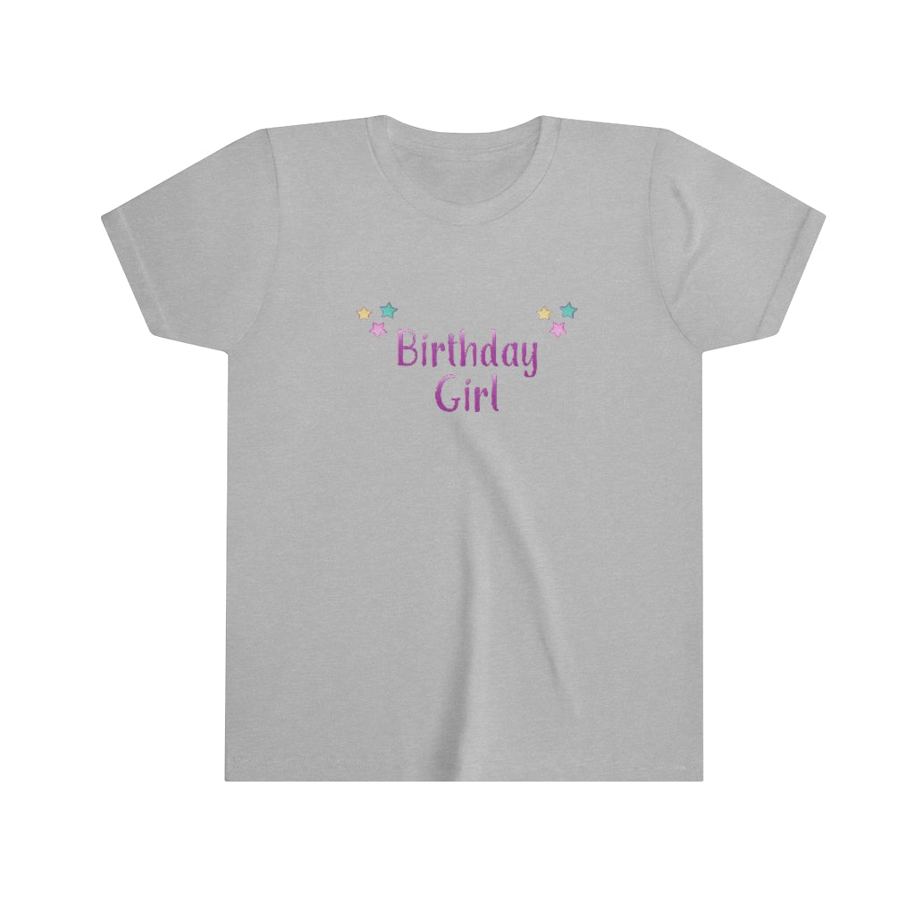 Diamond's Birthday Girl On Youth Short Sleeve Tee