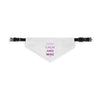 Keep Calm and Wag On White Pet Bandana Collar