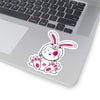 Mumbles In White/Pink Bunnysuit On Kiss-Cut Stickers