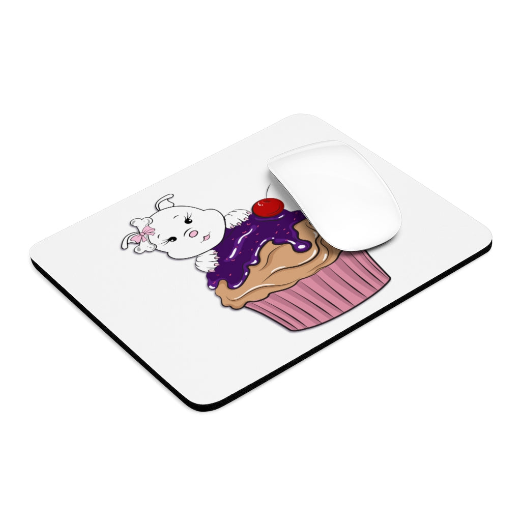 Purple Diamond Cupcake On Mousepad