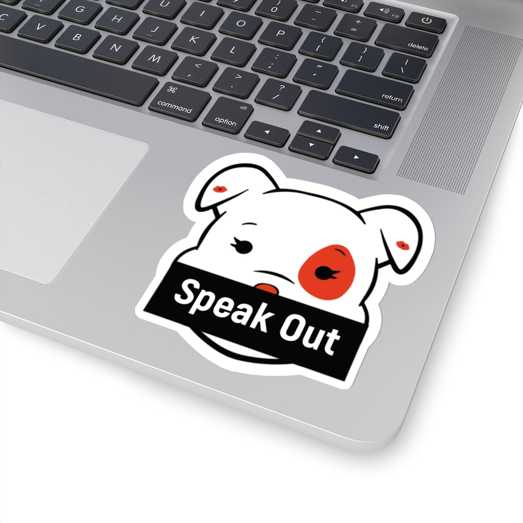 Mumbles Speak Out Duct Tape On Kiss-Cut Stickers