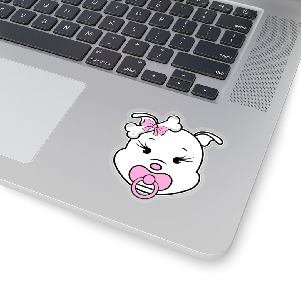 Baby Diva Pink Kiss-Cut Stickers