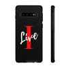 Oversized &quot;I&quot; Cursive LIVE On Tough Cases