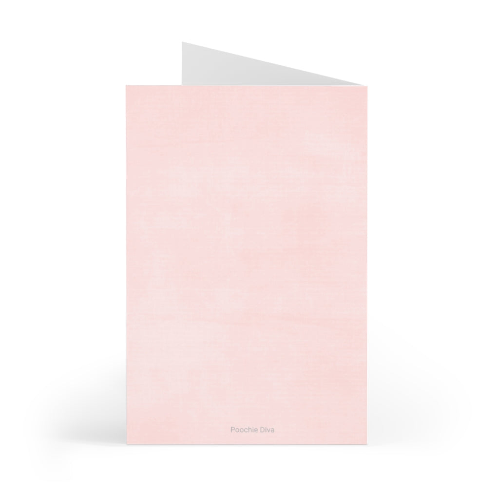 Vanilla With Sprinkles Diamond Cupcake On Greeting Cards (7 pcs)