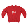 Oversized &quot;I&quot; LIVE On Unisex Heavy Crewneck Sweatshirt