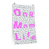 Pink Dog Mom Life Buried In Dog Bones On Premium Matte vertical posters