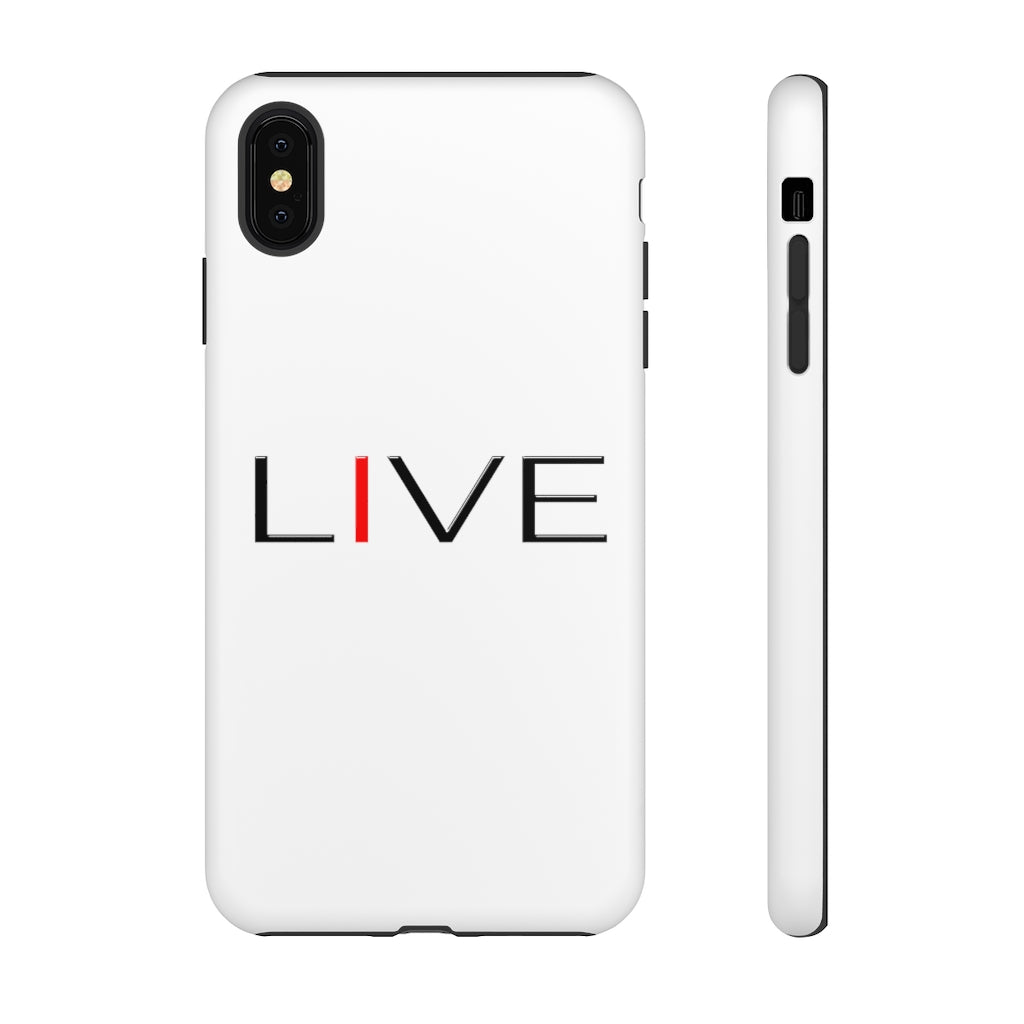 "I" LIVE On White Tough Cases