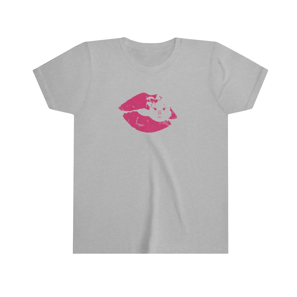 Diamond's Pink Lips On Youth Short Sleeve Tee
