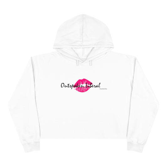 Outspoken Liberal Crop Hoodie