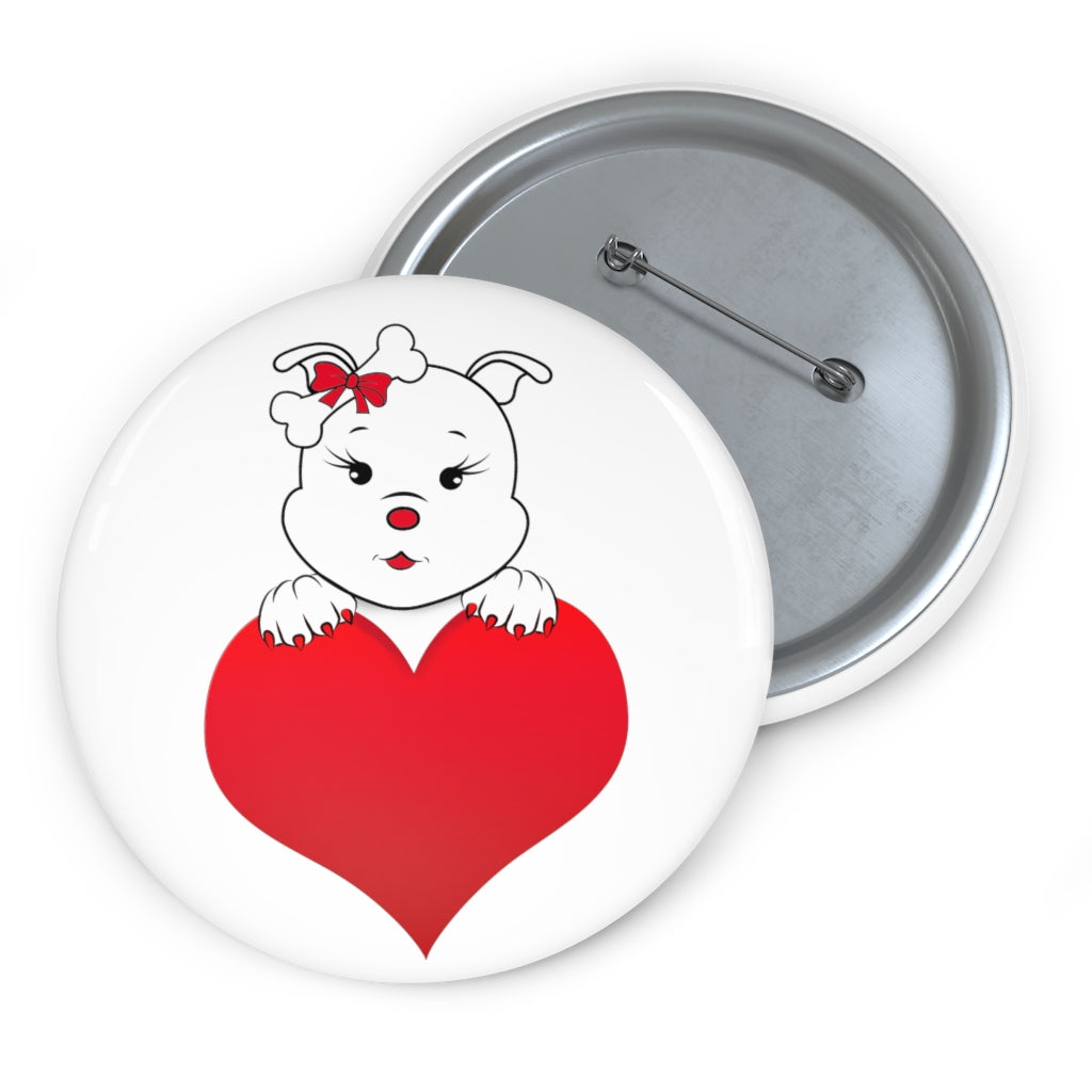 Diamond Loves Big On Custom Pin Buttons