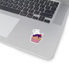 Purple Diamond Cupcake On Kiss-Cut Stickers