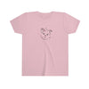 Diamond Blowing Kisses Youth Short Sleeve Tee