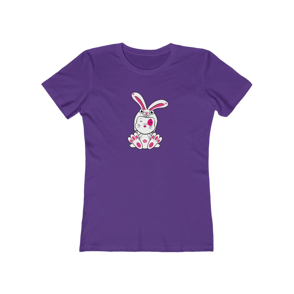 Mumbles In A Bunnysuit Women's The Boyfriend Tee