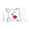 Red Mumbles Showing Paws On Greeting Cards (7 pcs)