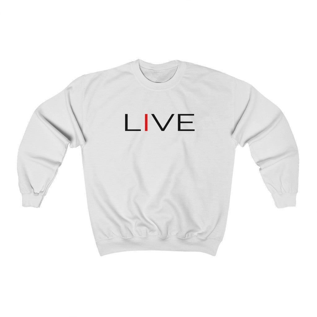 I LIVE Unisex Heavy Blend™ Crewneck Sweatshirt