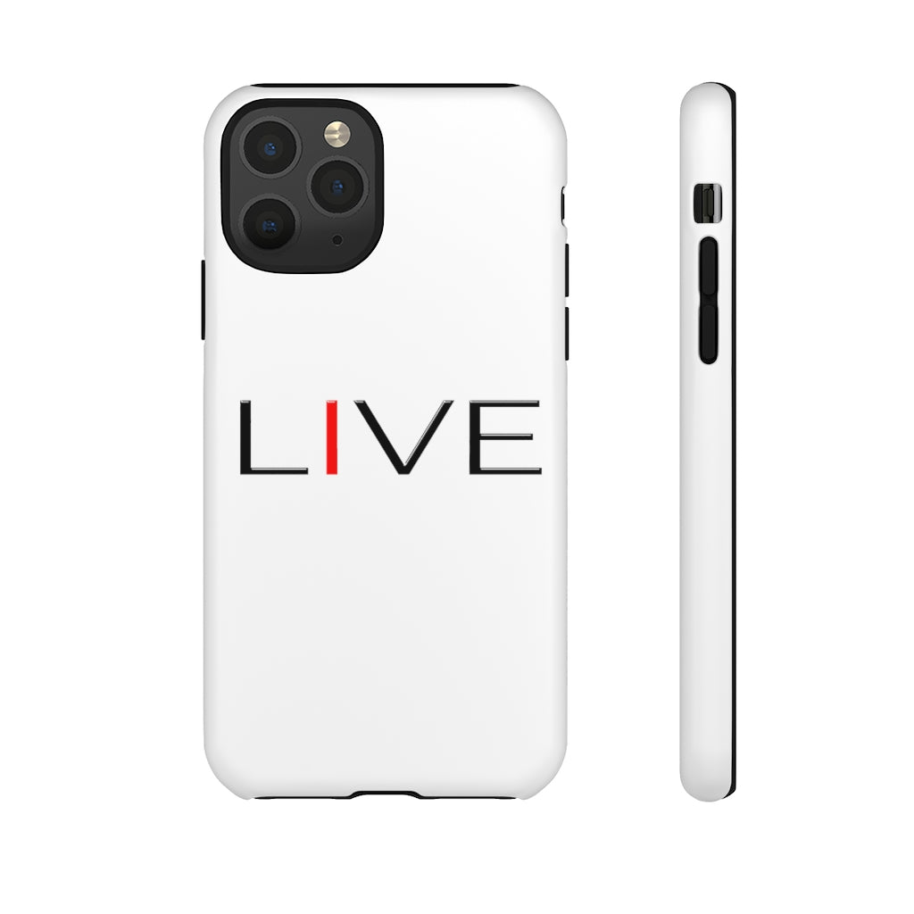 "I" LIVE On White Tough Cases