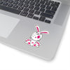 Mumbles In White/Pink Bunnysuit On Kiss-Cut Stickers