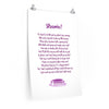 Dog Bowl Blessings - Starvin&#39; Premium Matte vertical posters