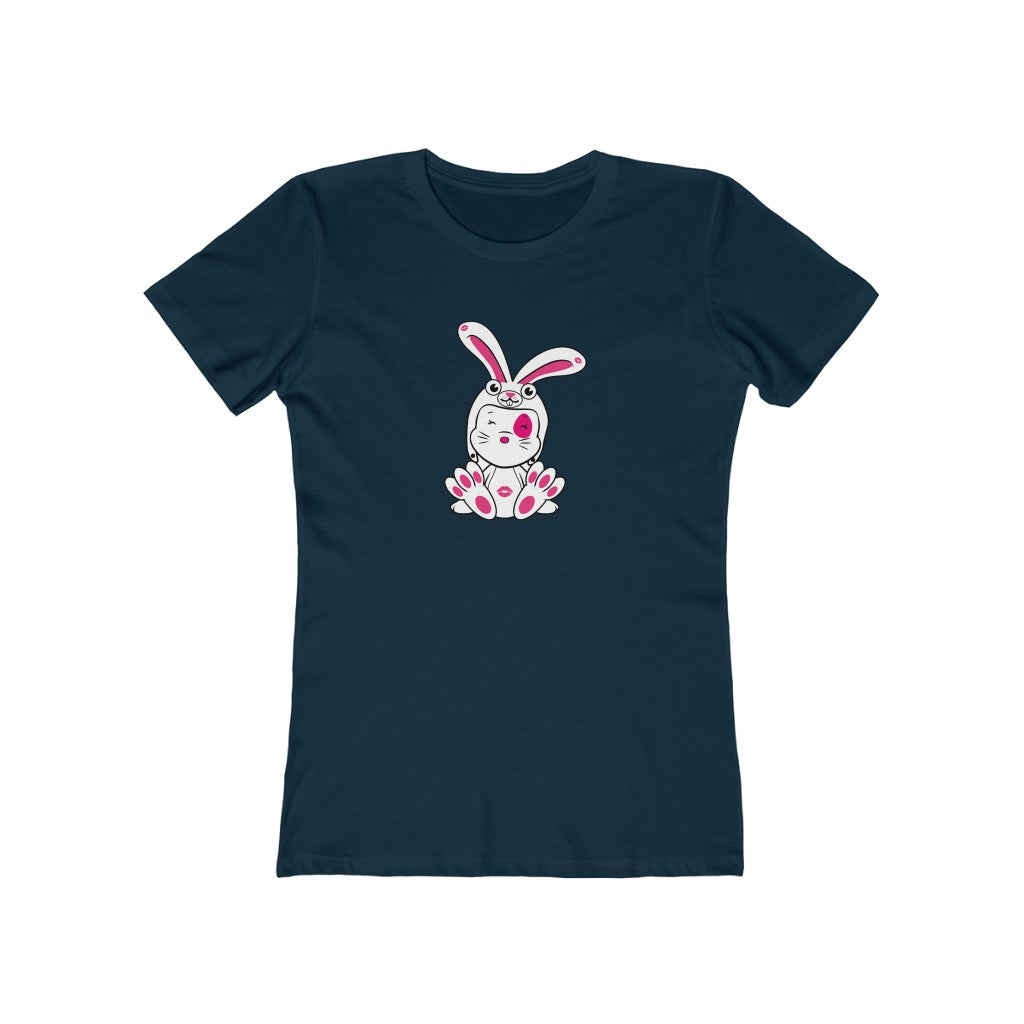 Mumbles In A Bunnysuit Women's The Boyfriend Tee