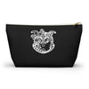 Tribal Diamond On Black Accessory Pouch w T-bottom