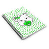 Green Animal Print Baby Diva Spiral Notebook - Ruled Line