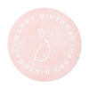 Poochie Diva&#39;s Happy Birthday On Pink Round Vinyl Stickers