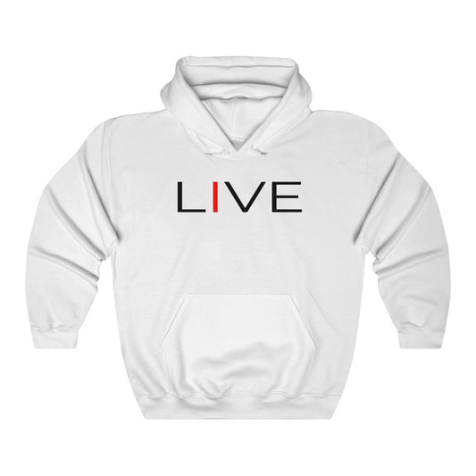 I LIVE Unisex Heavy Blend™ Hooded Sweatshirt