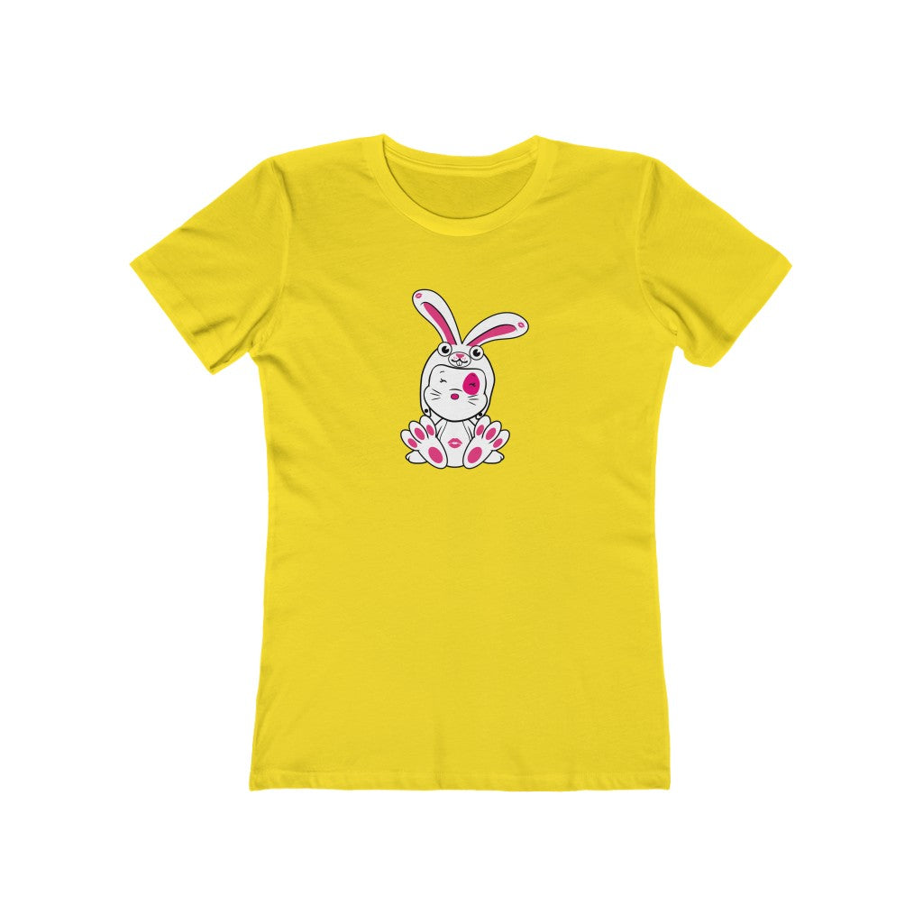 Mumbles In A Bunnysuit Women's The Boyfriend Tee