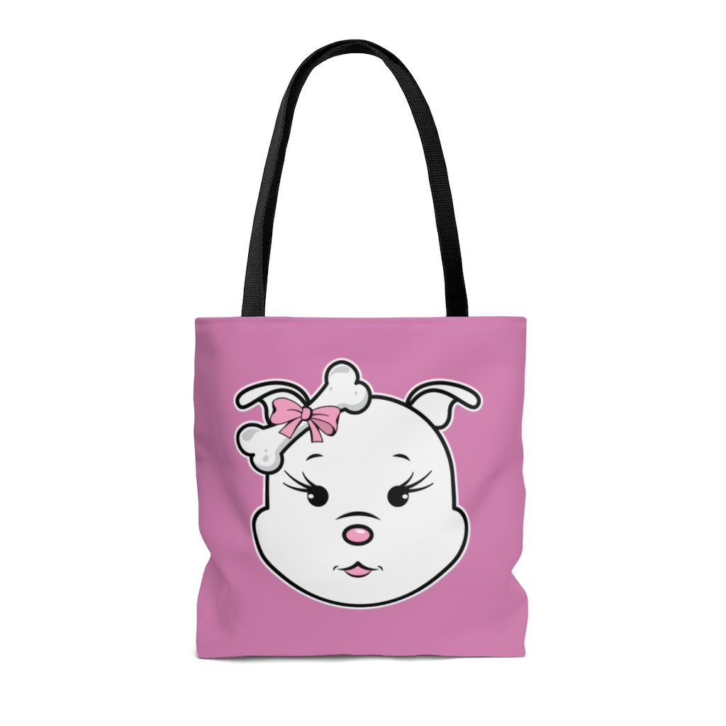 Pink Diamond On Pink Tote Bag