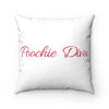 Poochie Diva Spun Polyester Square Pillow