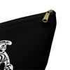 Tribal Diamond On Black Accessory Pouch w T-bottom