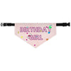 Birthday Girl With Confetti On Pink Pet Bandana Collar