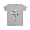 Pink Diamond Face On Youth Short Sleeve Tee