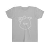 Personalized Diamond Face On Youth Short Sleeve Tee