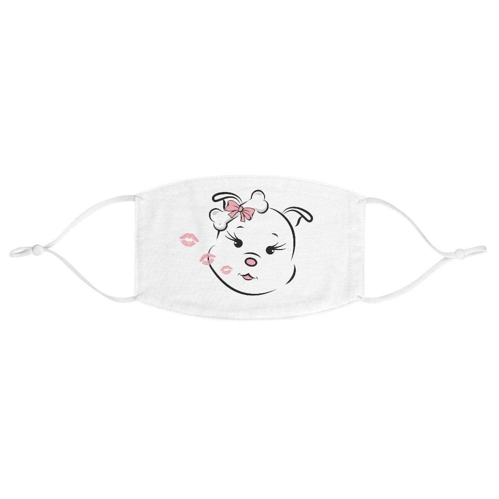Diamond Kisses Fabric Face Mask